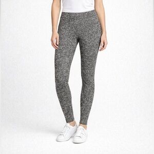 Faded Glory Gray Patterned Skinny Pants - Size XS